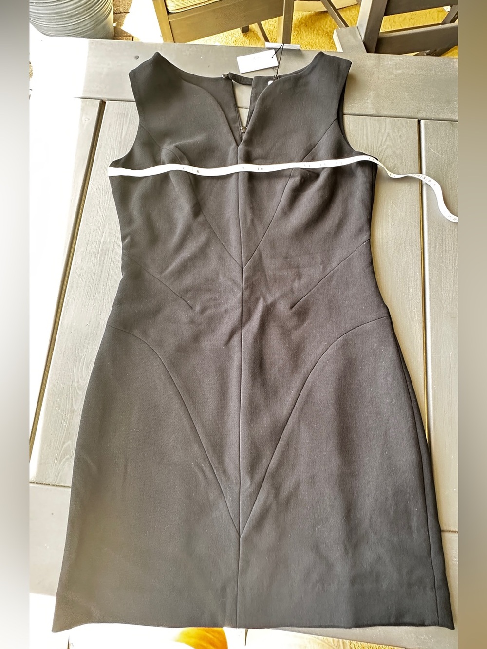 Milly Black V-Neck Sheath Dress size 8